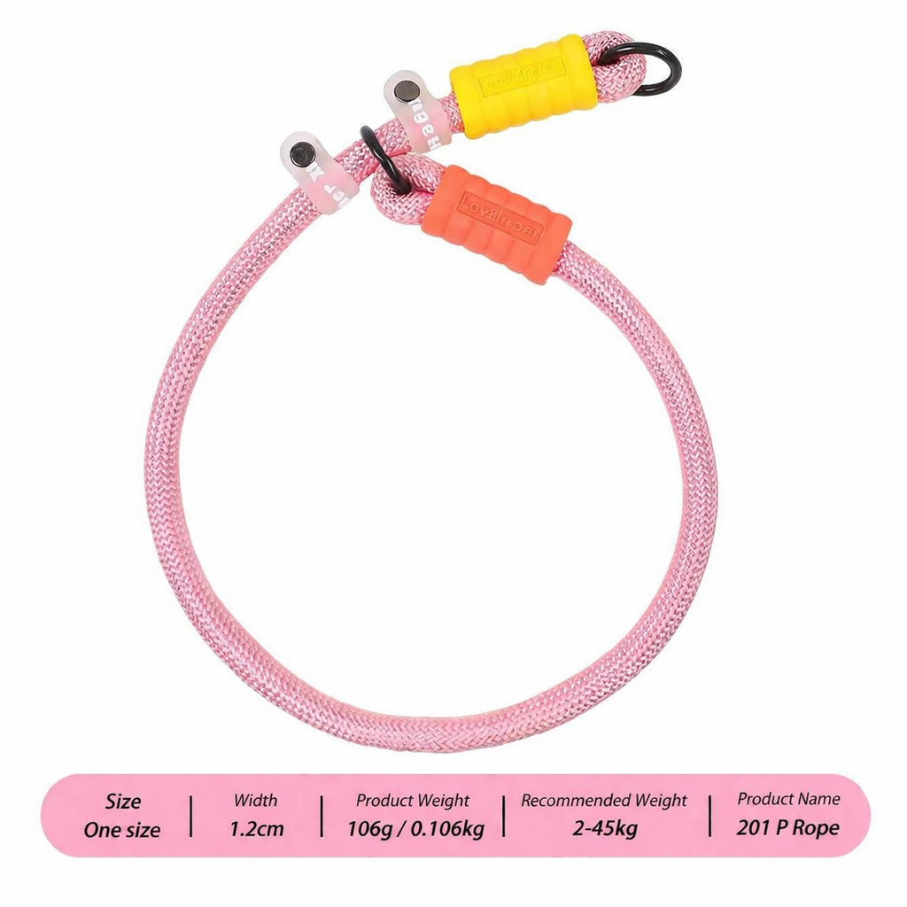 Haus of Pet Adjustable Rope Collar – One Size Fits All
