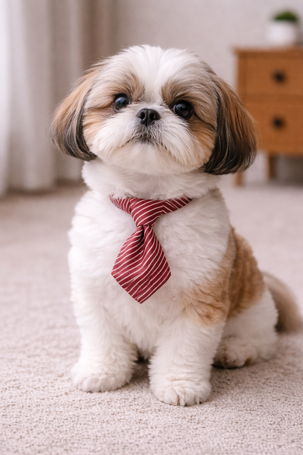 Royal Stripe Tie Collar