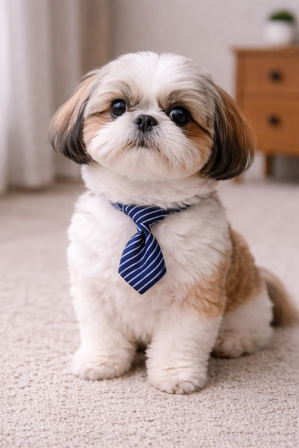 Royal Stripe Tie Collar