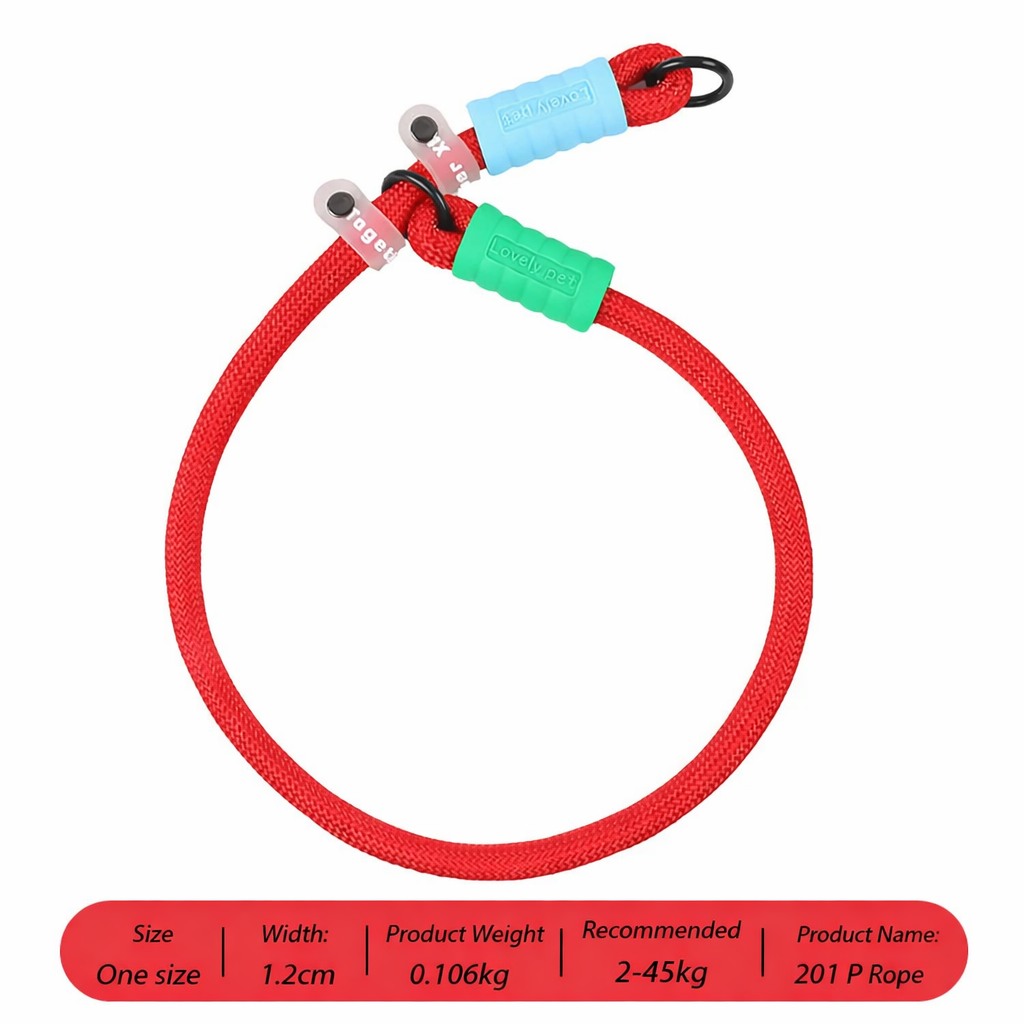 Haus of Pet Adjustable Rope Collar – One Size Fits All