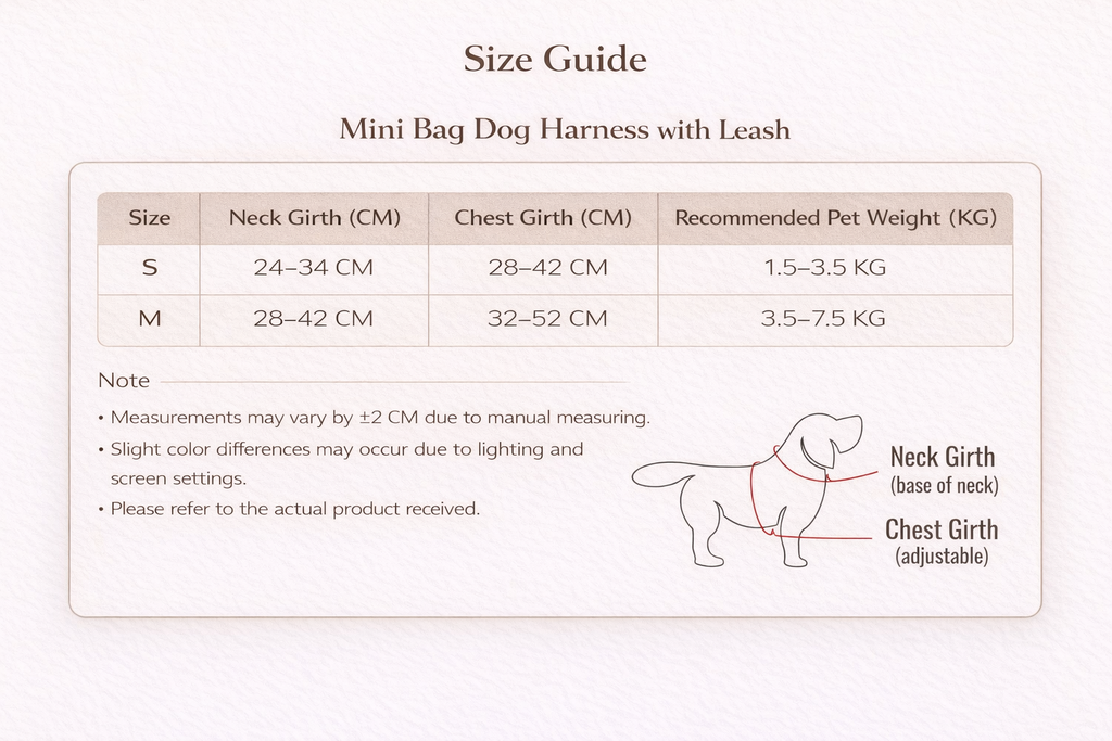 Fruity Mini Bag Harness with Leash