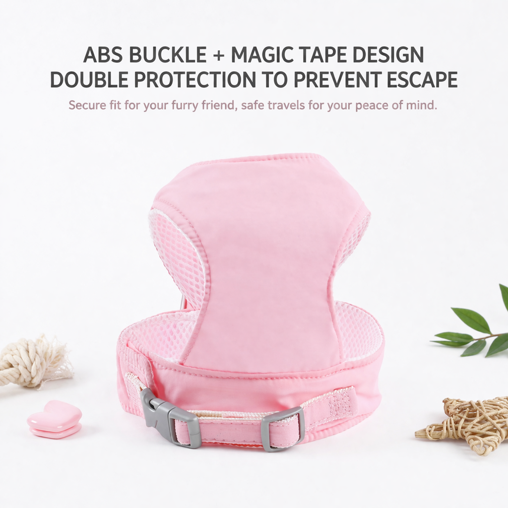 Mini Bag Dog Harness with Leash