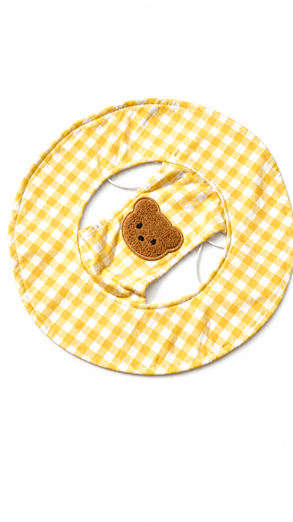 Haus of Pet Teddy Check Gentleman Shirt & Hat Set