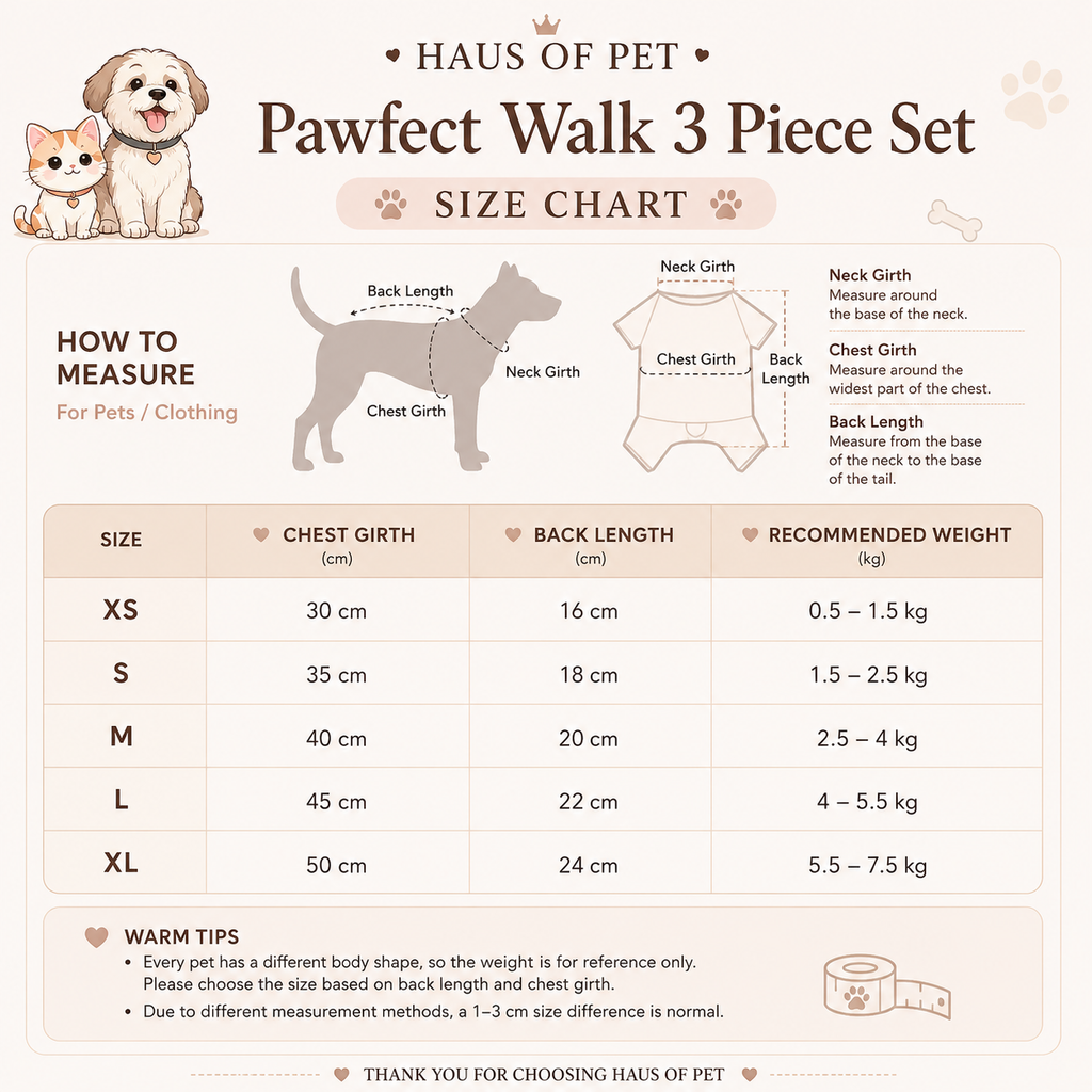 Haus of Pet - Pawfect Walk 3-Piece Set