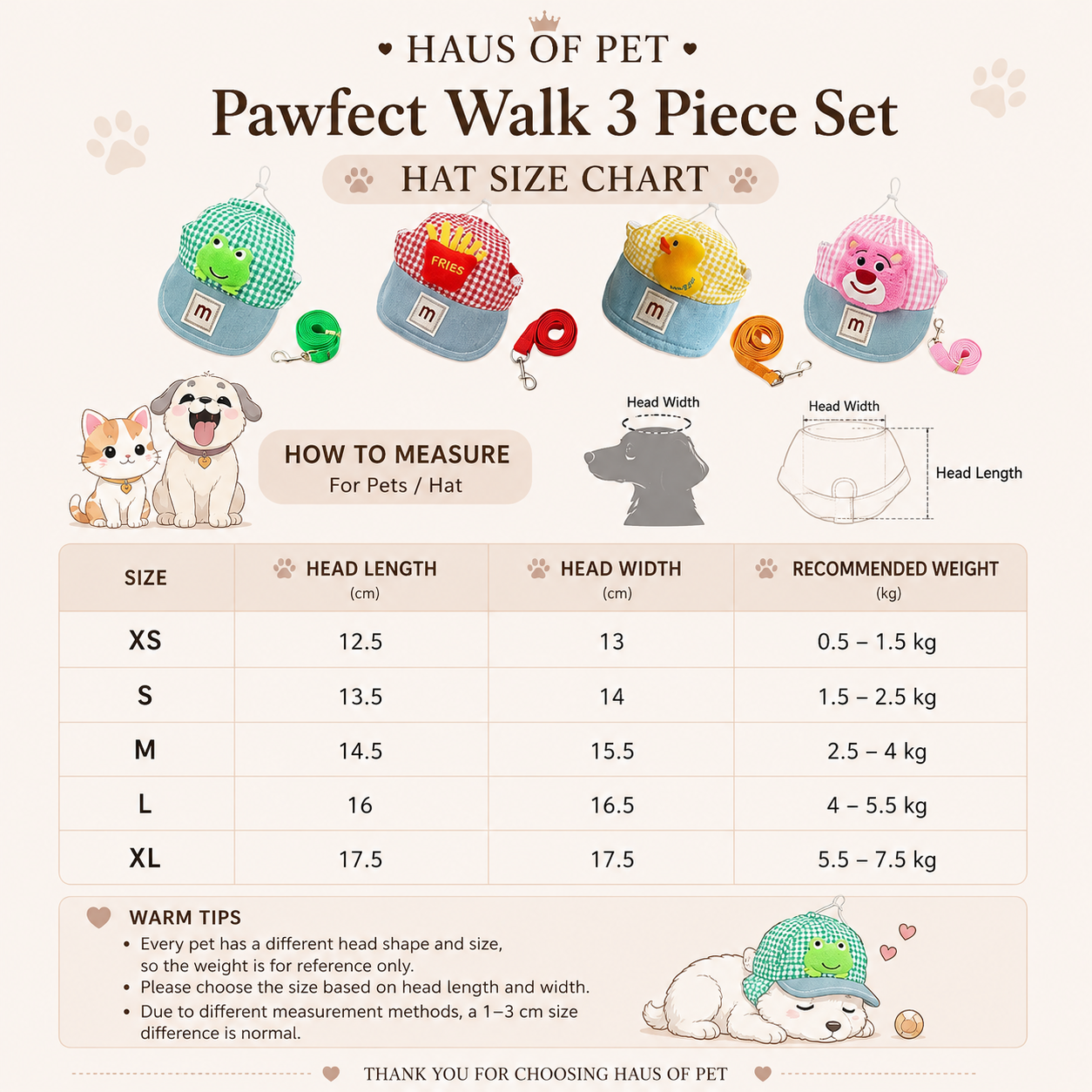 Haus of Pet - Pawfect Walk 3-Piece Set