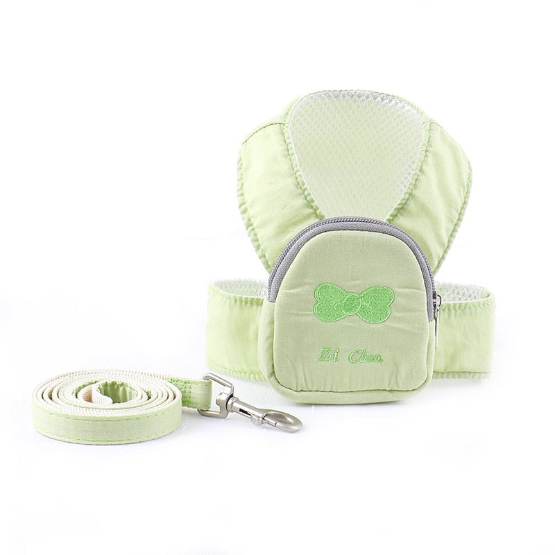 Mini Bag Dog Harness with Leash