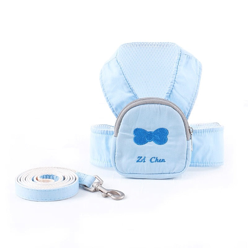 Mini Bag Dog Harness with Leash
