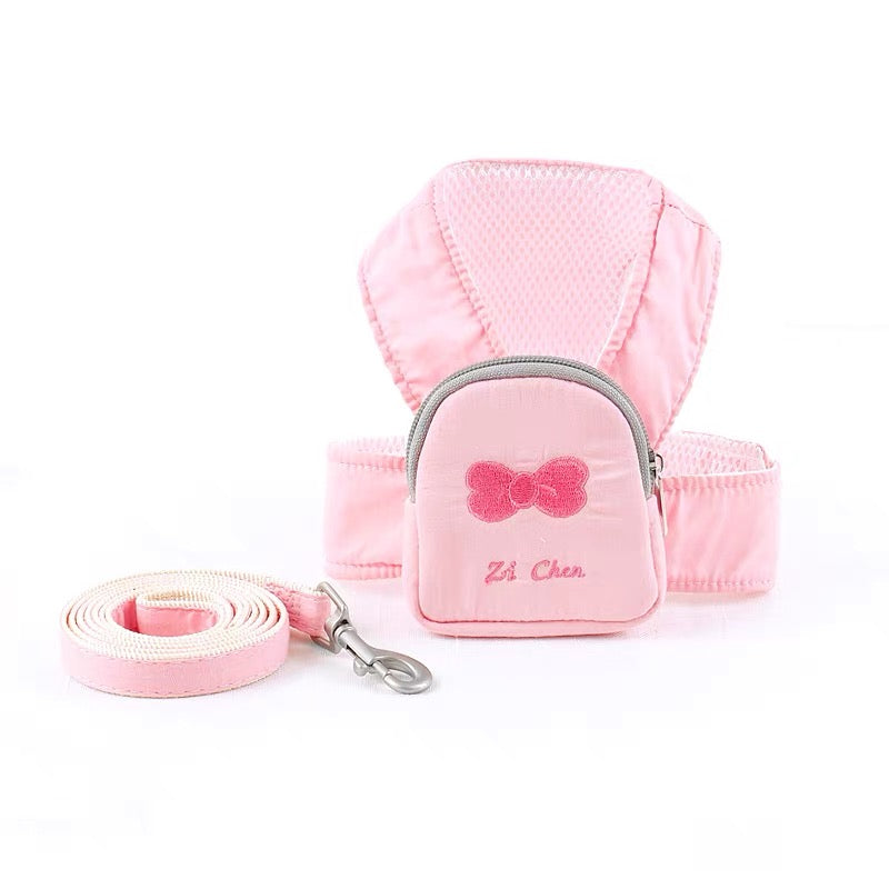 Mini Bag Dog Harness with Leash