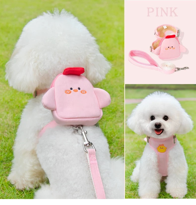 Peep Mini Bag Harness Set with Leash