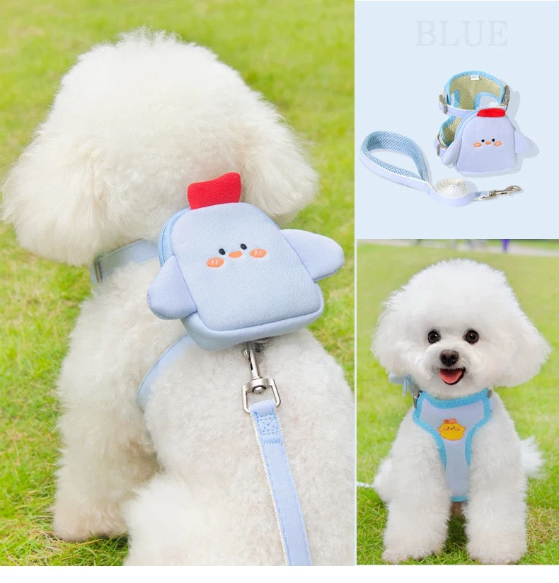 Peep Mini Bag Harness Set with Leash