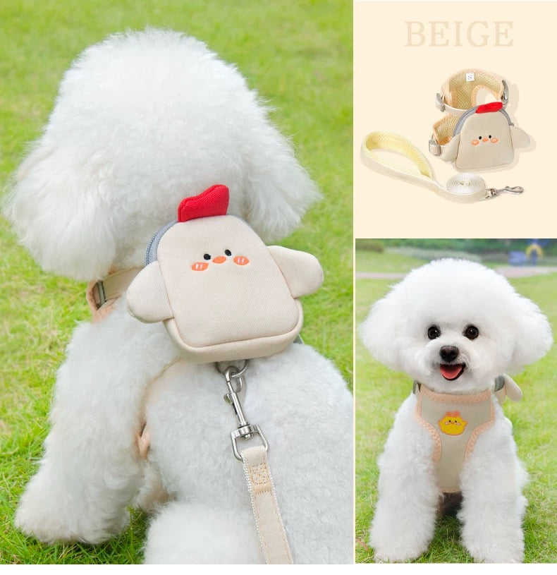 Peep Mini Bag Harness Set with Leash