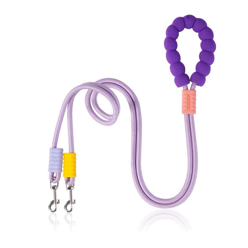 Haus of Pet DualFlex Double Dog Leash – 2-in-1 Adjustable Leash for One or Two Dogs