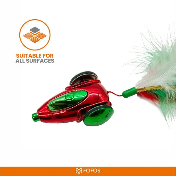 FOFOS Holiday Car Interactive Cat Toy