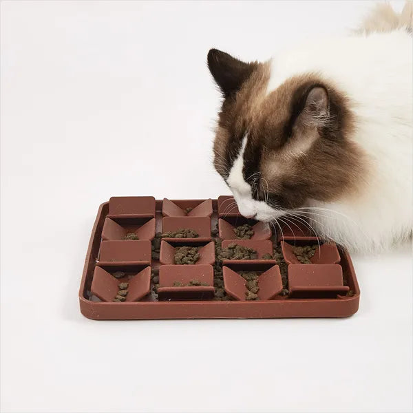 FOFOS Pet Licking Mat Brown